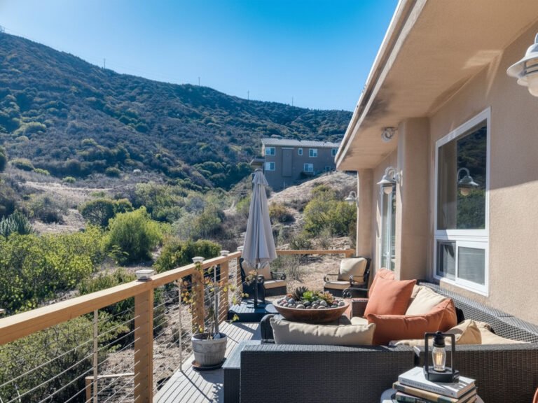 Spacious living room for corporate housing near Thousand Oaks CA