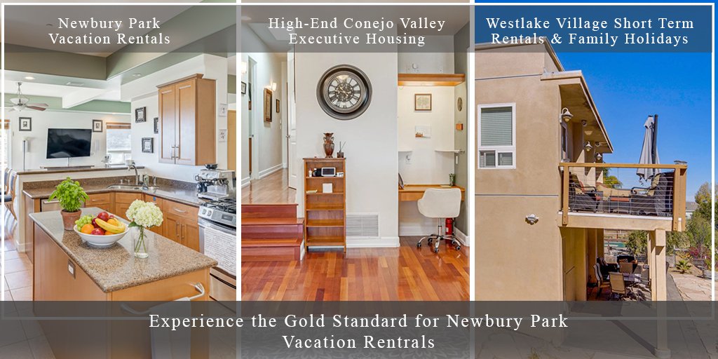 Premium Newbury Park vacation rentals Near Thousand Oaks at The Creek Retreats featuring a modern kitchen with island decor, a private executive workspace, and a hillside balcony.