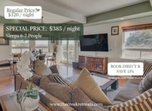 Nature Retreats 285 per night banner copy
