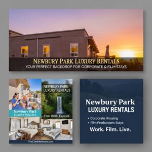 newbury park luxury rentals corporate film backdrop